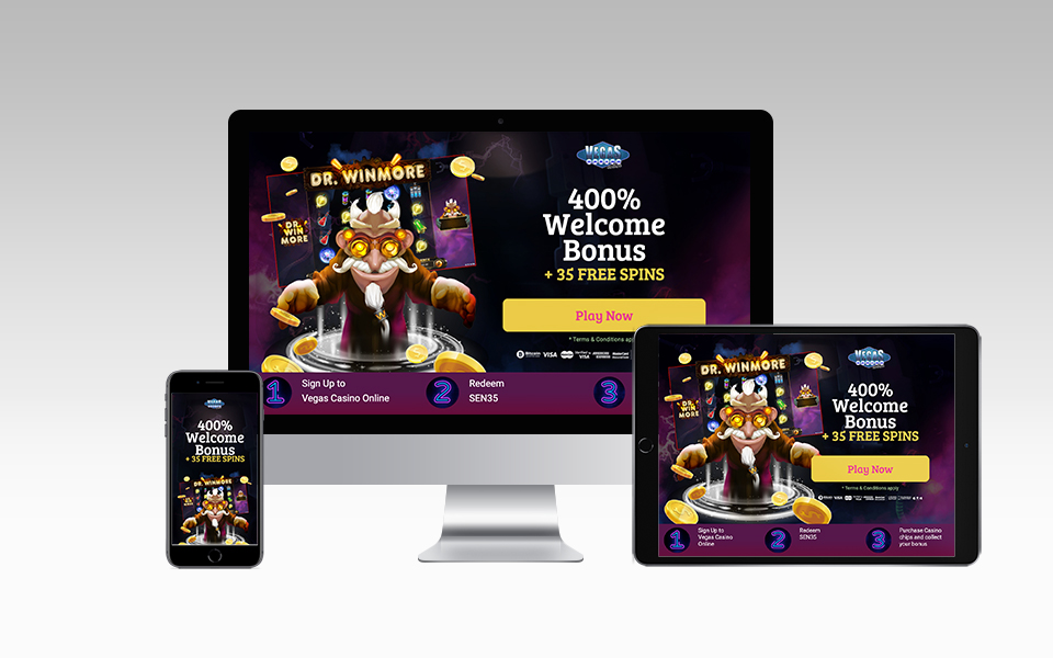 400% WELCOME
                                BONUS | + 35 FREE SPINS